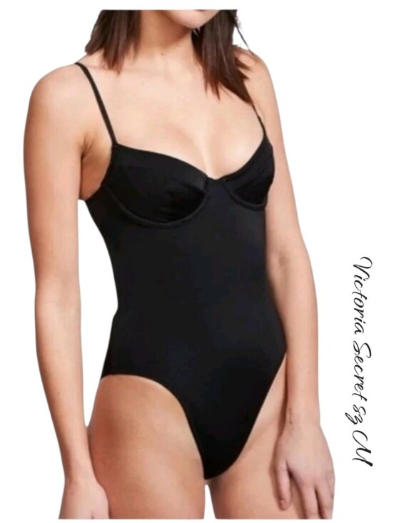 Victoria's Secret Other - Victoria's Secret Essential Wicked One Piece Swimsuit Black Underwire M NWT
